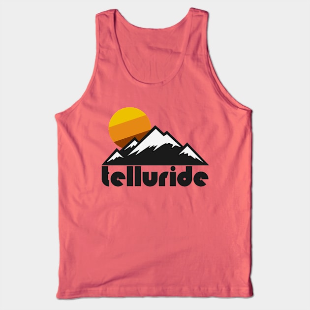 Retro Telluride ))(( Tourist Souvenir Travel Design Tank Top by darklordpug